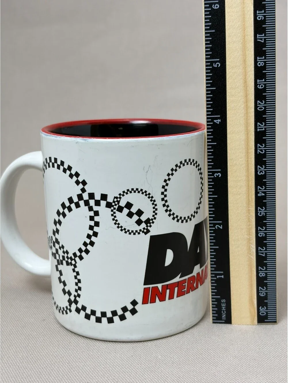 Vintage Daytona International Speedway Coffee Mug NASCAR Racing Cup 11 oz